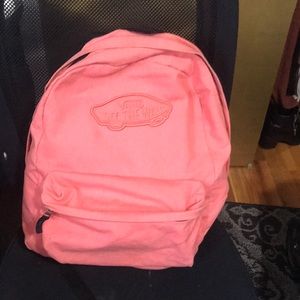 Vans coral orange backpack
